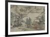 Landscape, Qing Dynasty (1644-1912), Late 17th Century-Shengmo Xiang-Framed Giclee Print