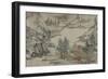 Landscape, Qing Dynasty (1644-1912), Late 17th Century-Shengmo Xiang-Framed Giclee Print