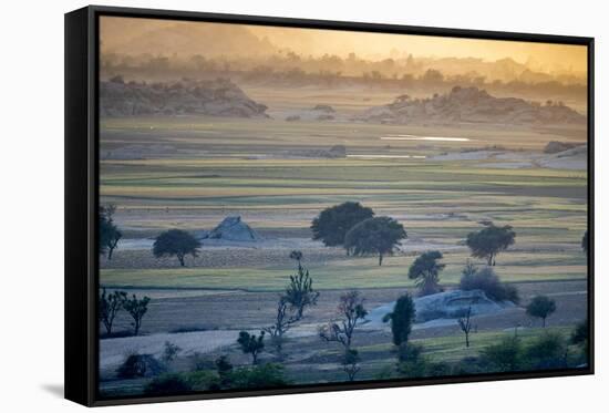 Landscape,  Rajasthan, India-Art Wolfe Wolfe-Framed Stretched Canvas