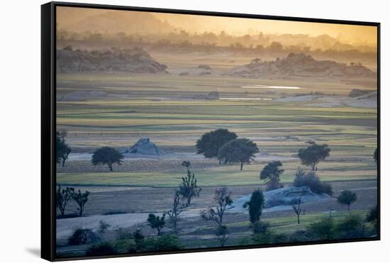 Landscape,  Rajasthan, India-Art Wolfe Wolfe-Framed Stretched Canvas