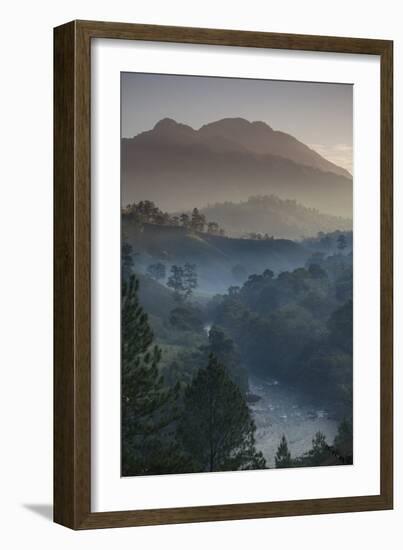 Landscape, Rio Lanquin, Lanquin, Guatemala, Central America-Colin Brynn-Framed Photographic Print