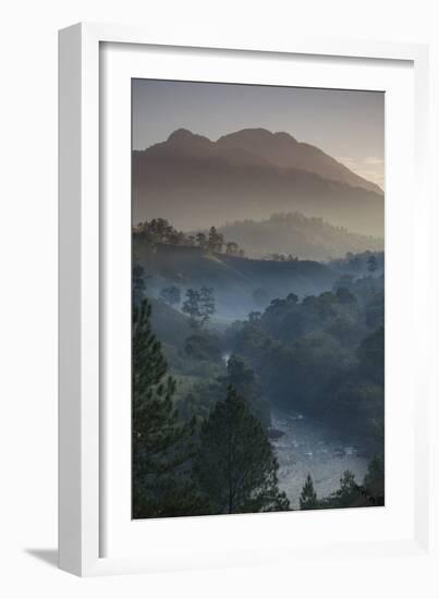 Landscape, Rio Lanquin, Lanquin, Guatemala, Central America-Colin Brynn-Framed Photographic Print