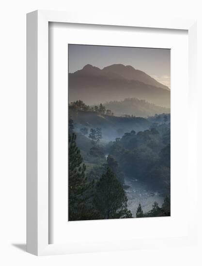 Landscape, Rio Lanquin, Lanquin, Guatemala, Central America-Colin Brynn-Framed Photographic Print