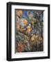 Landscape Rocks Above the Caves at Château Noir-Paul Cézanne-Framed Giclee Print