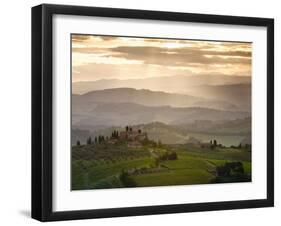 Landscape, San Gimignano, Tuscany, Italy-Doug Pearson-Framed Photographic Print