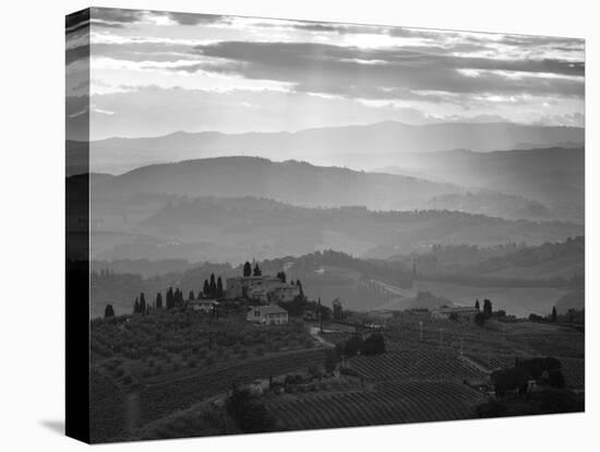 Landscape, San Gimignano, Tuscany, Italy-Doug Pearson-Stretched Canvas