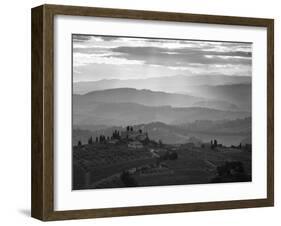 Landscape, San Gimignano, Tuscany, Italy-Doug Pearson-Framed Photographic Print