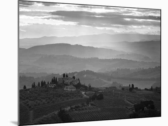 Landscape, San Gimignano, Tuscany, Italy-Doug Pearson-Mounted Photographic Print