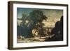 Landscape Showing Tobias and Angel-Constant Troyon-Framed Giclee Print