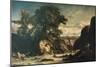 Landscape Showing Tobias and Angel-Constant Troyon-Mounted Giclee Print