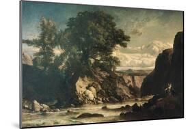 Landscape Showing Tobias and Angel-Constant Troyon-Mounted Giclee Print