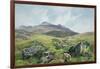 Landscape, Snowdon-Frederick William Hayes-Framed Giclee Print