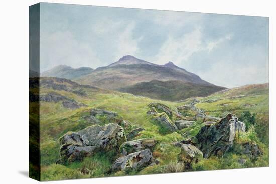 Landscape, Snowdon-Frederick William Hayes-Stretched Canvas