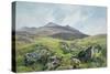 Landscape, Snowdon-Frederick William Hayes-Stretched Canvas