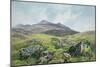 Landscape, Snowdon-Frederick William Hayes-Mounted Giclee Print