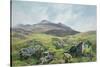 Landscape, Snowdon-Frederick William Hayes-Stretched Canvas