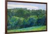 Landscape, Somerset, 1917 (Oil on Canvas)-Harold Gilman-Framed Giclee Print