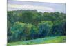 Landscape, Somerset, 1917 (Oil on Canvas)-Harold Gilman-Mounted Giclee Print