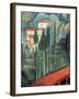 Landscape, South of France, 1919-Amedeo Modigliani-Framed Premium Giclee Print