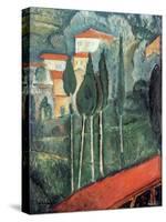 Landscape, South of France, 1919-Amedeo Modigliani-Stretched Canvas