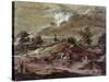 Landscape: Storm Effect-Thomas Gainsborough-Stretched Canvas