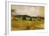 Landscape Study, C.1900 (Oil on Canvas)-John Henry Twachtman-Framed Giclee Print