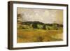 Landscape Study, C.1900 (Oil on Canvas)-John Henry Twachtman-Framed Giclee Print