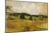 Landscape Study, C.1900 (Oil on Canvas)-John Henry Twachtman-Mounted Giclee Print