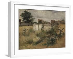 Landscape Study from Barbizon, 1878-Carl Larsson-Framed Giclee Print