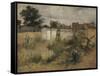 Landscape Study from Barbizon, 1878-Carl Larsson-Framed Stretched Canvas