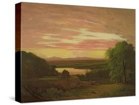 Landscape, Sunset, 1838-Asher Brown Durand-Stretched Canvas