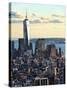 Landscape Sunset View, One World Trade Center, Manhattan, New York, United States-Philippe Hugonnard-Stretched Canvas