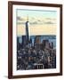 Landscape Sunset View, One World Trade Center, Manhattan, New York, United States-Philippe Hugonnard-Framed Photographic Print