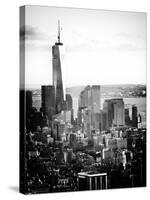 Landscape Sunset View, One World Trade Center, Manhattan, New York Vintage-Philippe Hugonnard-Stretched Canvas