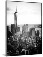 Landscape Sunset View, One World Trade Center, Manhattan, New York Vintage-Philippe Hugonnard-Mounted Photographic Print