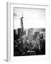 Landscape Sunset View, One World Trade Center, Manhattan, New York Vintage-Philippe Hugonnard-Framed Premium Photographic Print