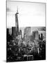 Landscape Sunset View, One World Trade Center, Manhattan, New York Vintage-Philippe Hugonnard-Mounted Premium Photographic Print