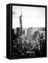 Landscape Sunset View, One World Trade Center, Manhattan, New York Vintage-Philippe Hugonnard-Framed Stretched Canvas