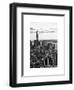 Landscape Sunset View, One World Trade Center, Manhattan, New York, White Frame-Philippe Hugonnard-Framed Art Print