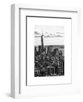 Landscape Sunset View, One World Trade Center, Manhattan, New York, White Frame-Philippe Hugonnard-Framed Art Print