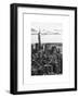 Landscape Sunset View, One World Trade Center, Manhattan, New York, White Frame-Philippe Hugonnard-Framed Art Print