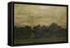 Landscape: Sunset-Charles Francois Daubigny-Framed Stretched Canvas