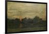 Landscape: Sunset-Charles Francois Daubigny-Framed Giclee Print