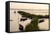 Landscape, Tam Giang Lagoon, Hue, Thua Thien Hue Province, Vietnam, Indochina, Southeast Asia, Asia-Nathalie Cuvelier-Framed Stretched Canvas