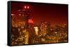 Landscape - The New Yorker - Manhattan by Night - New York City - United States-Philippe Hugonnard-Framed Stretched Canvas