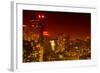 Landscape - The New Yorker - Manhattan by Night - New York City - United States-Philippe Hugonnard-Framed Photographic Print