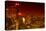 Landscape - The New Yorker - Manhattan by Night - New York City - United States-Philippe Hugonnard-Stretched Canvas