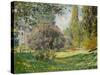 Landscape: The Parc Monceau, 1876-Claude Monet-Stretched Canvas