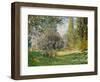 Landscape: The Parc Monceau, 1876-Claude Monet-Framed Giclee Print