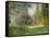 Landscape-The Parc Monceau-Claude Monet-Framed Stretched Canvas